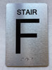 STAIR F Ada Sign
