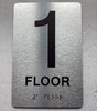 1 FLOOR Compliance Sign