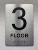 3 FLOOR Compliance Sign