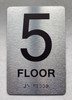 5 FLOOR Compliance Sign