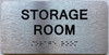 STORAGE ROOM Sign
