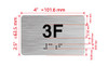 APT# 3F Ada Sign