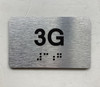 APT# 3G Braille Sign