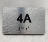 APT# 4A Safety Sign
