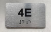APT# 4E Safety Sign