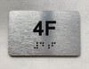 APT# 4F Ada Sign