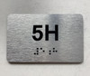 APT# 5H Safety Sign