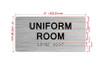 The Uniform Room Hpd Sign