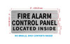 The Fire Alarm Control Panel Located Inside Hpd Sign