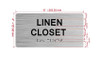 Linen Closet Hpd Sign
