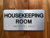The Housekeeping Room Compliance Sign