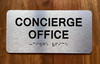 The Concierge Office Safety Sign