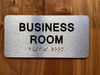 The Business Room Ada Sign