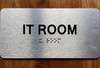 It Room Braille Sign