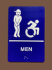 Men Accessible Braille Sign