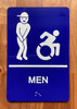 Men Accessible Compliance Sign
