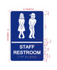 Staff Restroom Hpd Sign