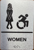 Women Accessible Sign
