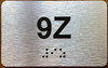 Apartment Number 9Z Sign