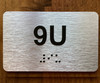 Apartment Number 9U Ada Sign