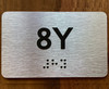Apartment Number 8X Compliance Sign
