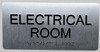 Electrical Room Sign -Tactile Touch   Braille sign - The Sensation line -Tactile Signs  Braille sign