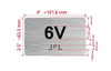 Apartment Number 6V Hpd Sign