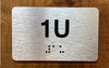 Apartment Number 1U Compliance Sign