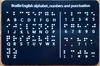 ADA Braille English Alphabet, Number And Punctuation Sign