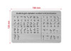 ADA Braille English Alphabet, Number And Punctuation Hpd Sign