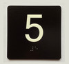 Elevator 5 Sign Elevator Jamb Plate Compliance Sign