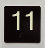 Elevator 11 Sign Elevator Jamb Plate Safety Sign