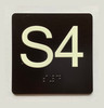 S4 Sign with Raised Letters Safety Sign