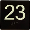 23 Sign with Raised Letters Sign