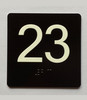 23 Sign with Raised Letters Safety Sign