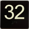 32 Sign with Raised Letters Sign