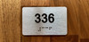 Apartment number 336 Safety Sign