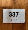 Apartment number 337 Ada Sign
