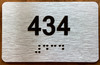 Apartment number 434 Sign