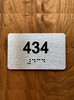 Apartment number 434 Hpd Sign