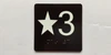 Star 3 Elevator Jamb Plate Safety Sign