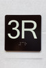 4R Elevator Jamb Plate Safety Sign