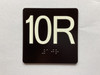 10R Elevator Jamb Plate Compliance Sign
