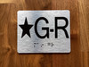 Star G-R Elevator Jamb Plate Compliance Sign