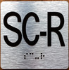 SC-R Elevator Jamb Plate Sign