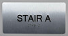 Stair A  -Tactile Touch Braille  - The Sensation line -Tactile s