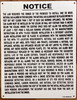 Gas Building - Natural Gas Detector Notice Sign Notice Sign – NYC HPD (white, Building With Gas Service ,2027 )