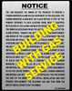 Gas Building -Carbon MonoxideSign – NYC HPD (Silver, Building With Gas Service ,2027, 12-10)