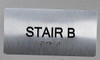 Stair B Sign -Tactile Touch   Braille sign - The Sensation line -Tactile Signs   Braille sign