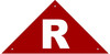 State Truss Construction Sign-R Triangular Sign